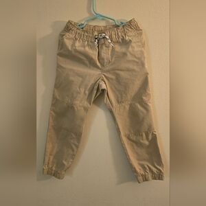 Carter's Beige Elastic Waist Kids Pants